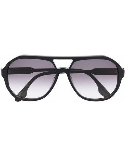Victoria Beckham Oversized Tinted Sunglasses - Blue