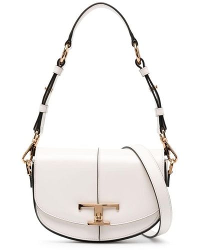 Tod's Mini sac porté épaule T-Timeless - Blanc