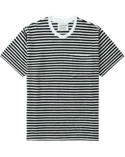 A Kind Of Guise Tamiq Striped T-shirt - Black