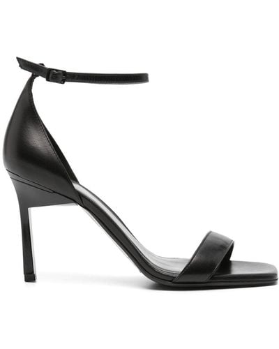 Calvin Klein 90mm leather sandals - Schwarz