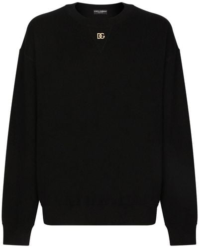 Dolce & Gabbana Dgロゴ カシミアセーター - ブラック