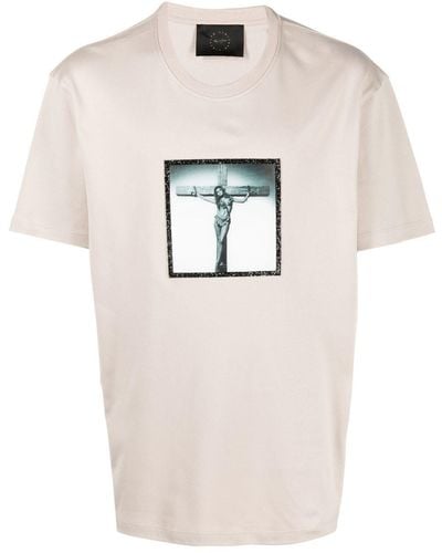 Limitato T-Shirt mit Foto-Print - Natur