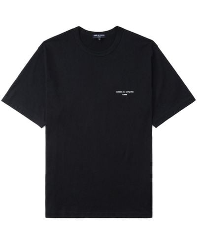 Comme des Garçons T-shirt Met Logoprint - Zwart