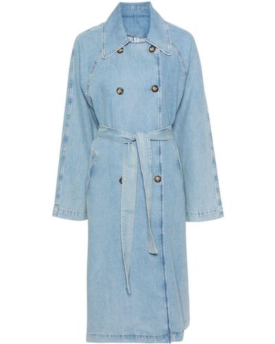 Liu Jo Double-breasted Denim Midi Dress - Blue