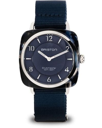 Briston Reloj Clubmaster Chic de 36mm - Azul