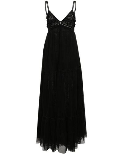 Dorothee Schumacher Panelled-design Maxi Dress - Black