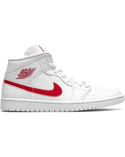 Nike Air 1 Mid "university Red" Sneakers - White