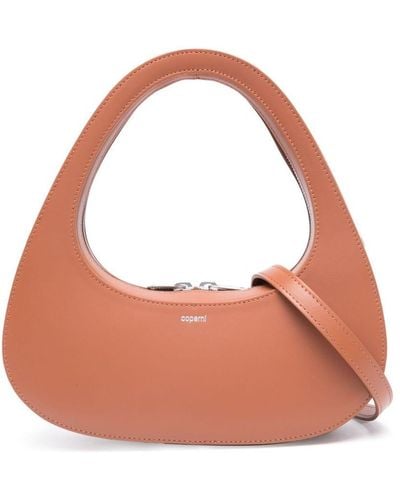 Coperni Swipe Leather Shoulder Bag - Pink