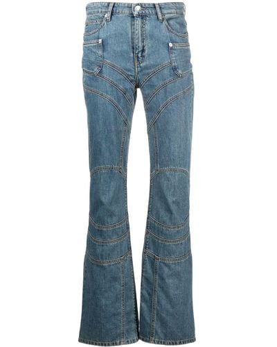 Zadig & Voltaire Elvira Mid-rise Flared Jeans - Blue