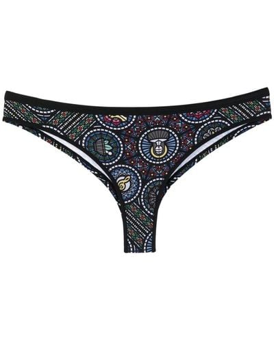 Marlies Dekkers Ecclesia Stained-glass Print Butterfly Briefs - Black