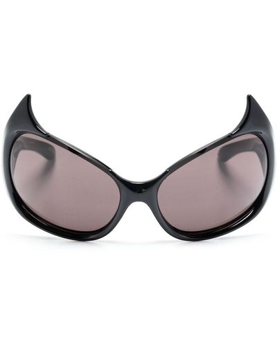 Balenciaga Gotham Cat-Eye-Sonnenbrille - Grau