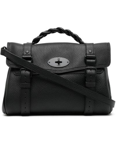 Mulberry Bolso satchel Alexa granulado - Negro