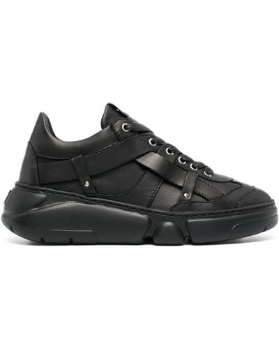 Agl Attilio Giusti Leombruni Ruth Leather Sneakers - Black
