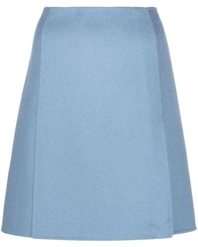 P.A.R.O.S.H. Falda de cintura alta - Azul