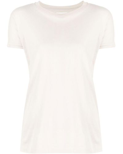 Bonpoint Camiseta con corte redondo - Blanco