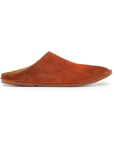 Marsèll Strasacco Suede Slippers - Brown