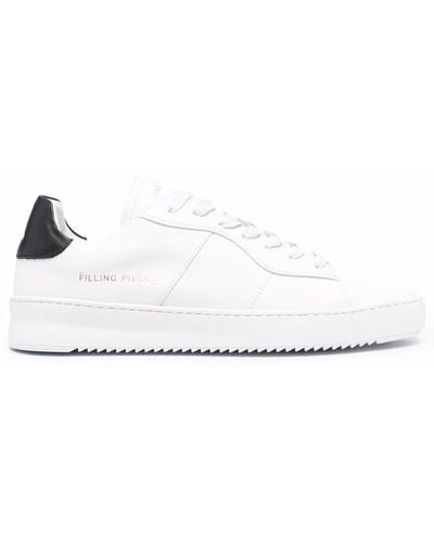 Filling Pieces Sneakers mit Logo - Weiß