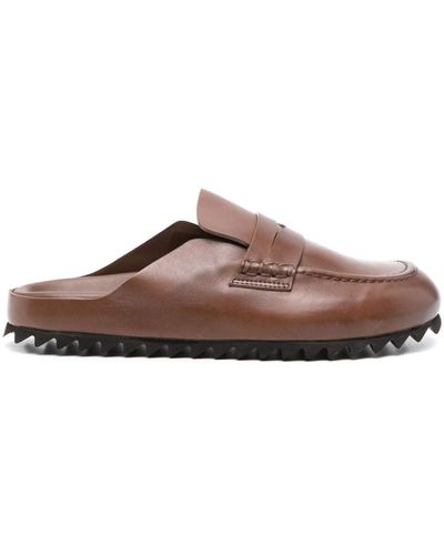 Officine Creative Mules Pelagie en cuir - Marron