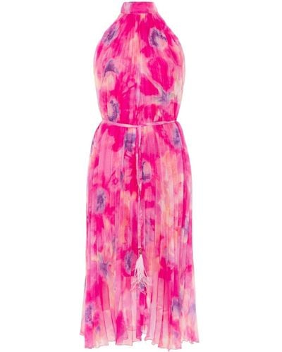 Liu Jo Floral-print Maxi Dress - Pink