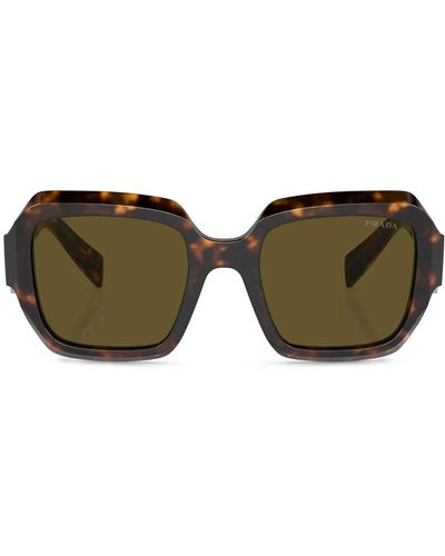 Prada Square-frame Sunglasses - Green