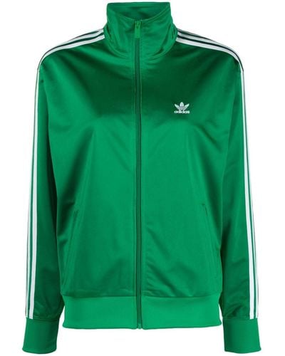 adidas Logo-embroidered Track Jacket - Green