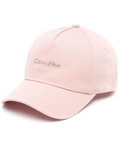 Calvin Klein ロゴ キャップ - ピンク