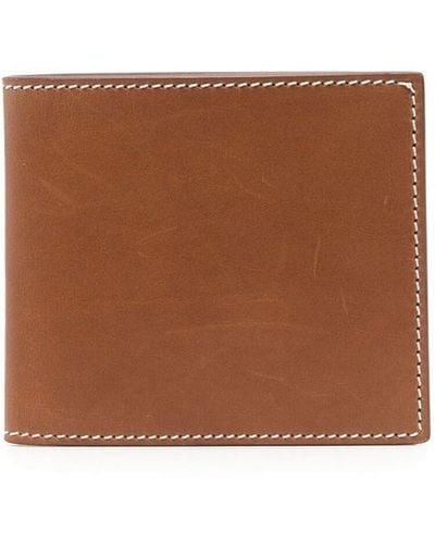 Thom Browne Bi-fold Leather Wallet - Brown