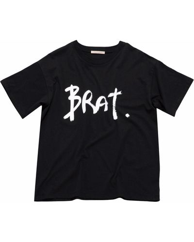 Christopher Kane Brat ロゴ Tシャツ - ブラック