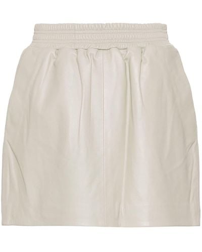 Arma Mare Leather Skirt - Natural