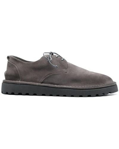 Marsèll Lace-up Suede Derby Shoes - Grey