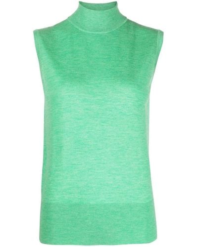 Lisa Yang Roll-neck Cashmere Sweater - Green