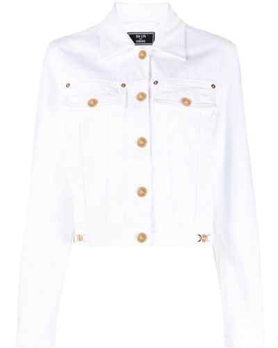 Versace Chaqueta vaquera Medusa '95 de x Dua Lipa - Blanco