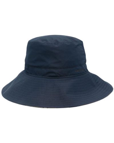 Barbour Embroidered-logo Bucket Hat - ブルー