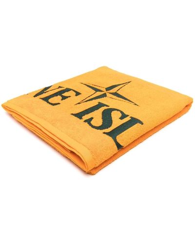 Stone Island Asciugamano con stampa - Arancione