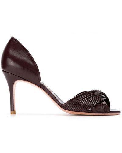 Sarah Chofakian Leather Sandals - Brown