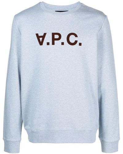 A.P.C. Vpc ロゴ スウェットシャツ - ブルー