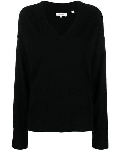 Chinti & Parker V-neck Knitted Sweater - Black