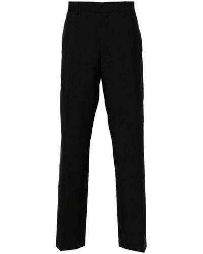 Paul Smith Mohair-blend Tailored Pants - Black