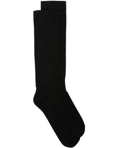 Rick Owens Lido Knee-high Socks - Black