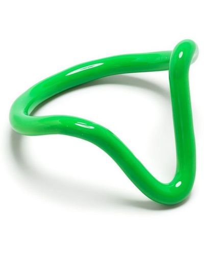 Eshvi Meta Sculpted Ring - Green