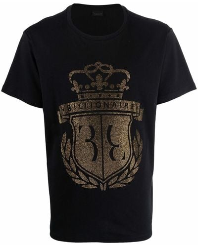 Billionaire ロゴ Tシャツ - ブラック