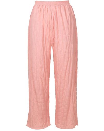 Clube Bossa Sam Cotton Cropped Trousers - Pink