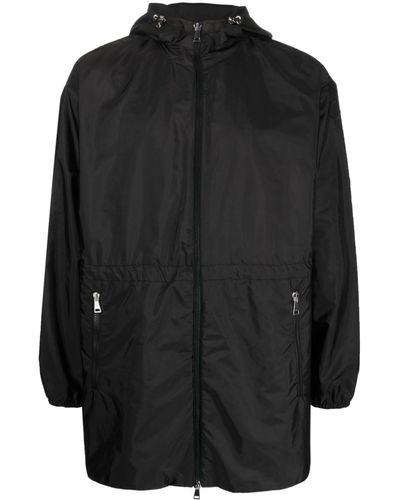 Moncler Hooded Rain Jacket - Black