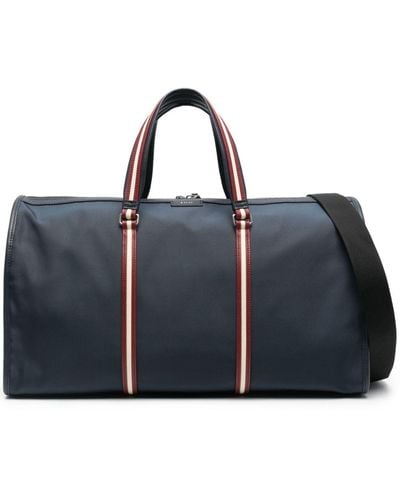 Bally Code stripe-detail travel bag - Azul