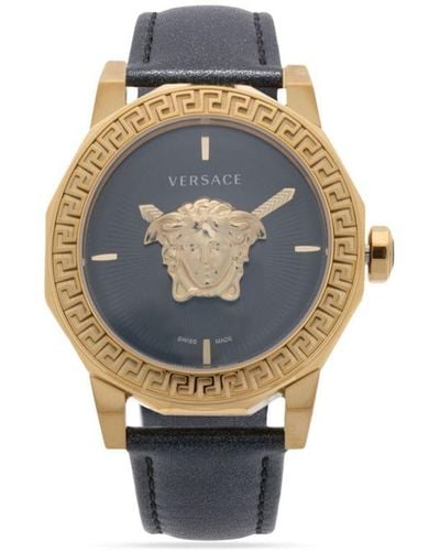 Versace メドゥーサ デコ 37mm 腕時計 - ブルー