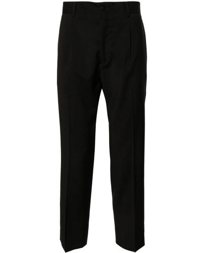 Costumein Mid-rise Cropped Tailored Pants - Black