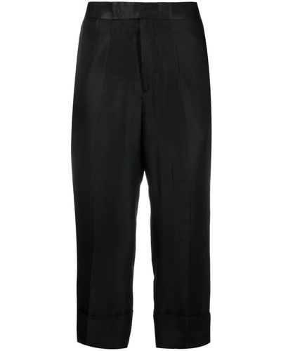 SAPIO Pantalon No 9 à coupe courte - Noir