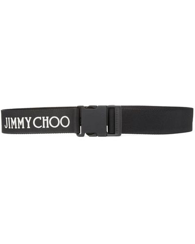 Jimmy Choo ロゴ ベルト - ブラック