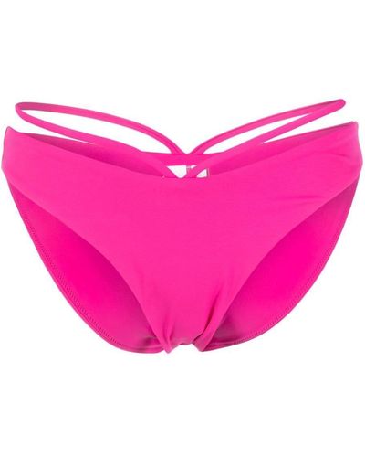Jonathan Simkhai Bikinihöschen mit Taillenriemen - Pink
