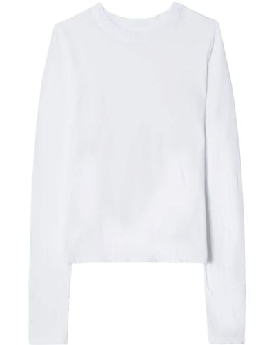 RE/DONE Camiseta Hanes transparente - Blanco